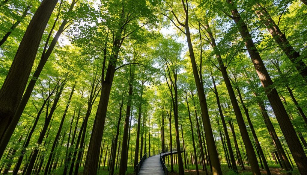 Baumkronen Wanderweg Rügen