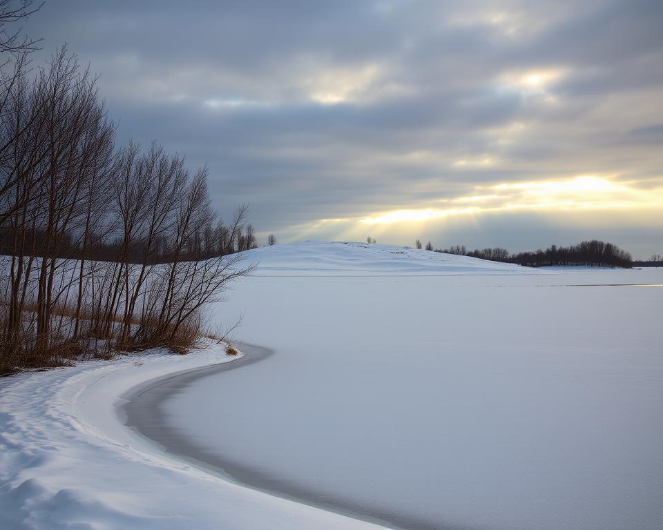 Ostsee Winter Landschaft