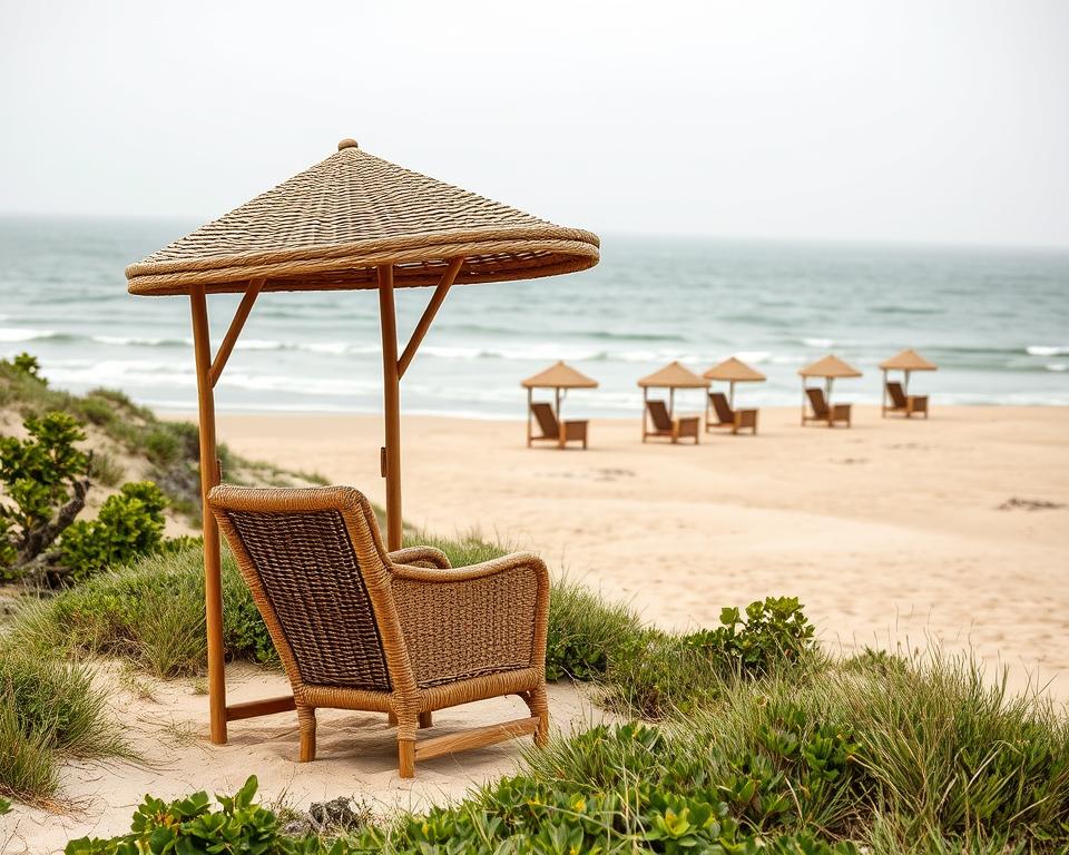 Strandkorb Klimaanpassung an deutschen Küsten