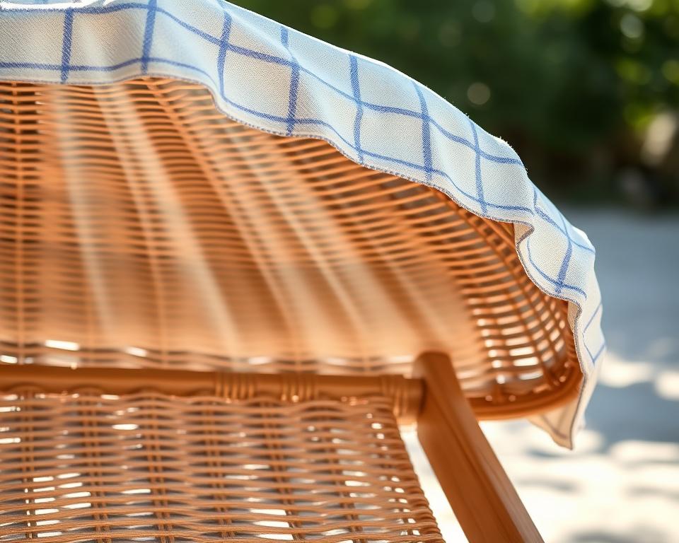 Strandkorb Pflege und Wartung