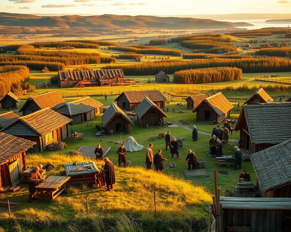 Authentisches Wikingerleben im Freilichtmuseum