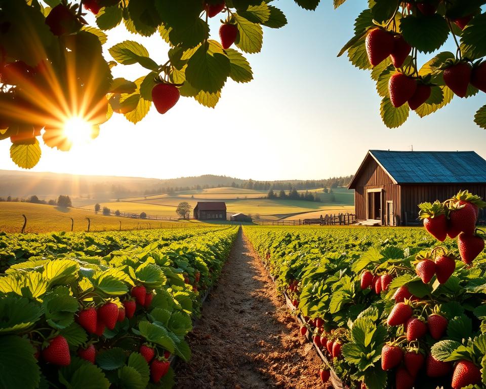 Erdbeeren selbst pflücken in Lübeck