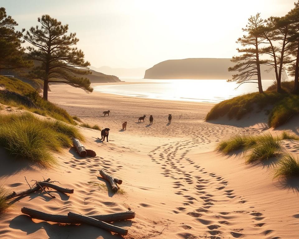 Hundestrand Hiddensee Lage