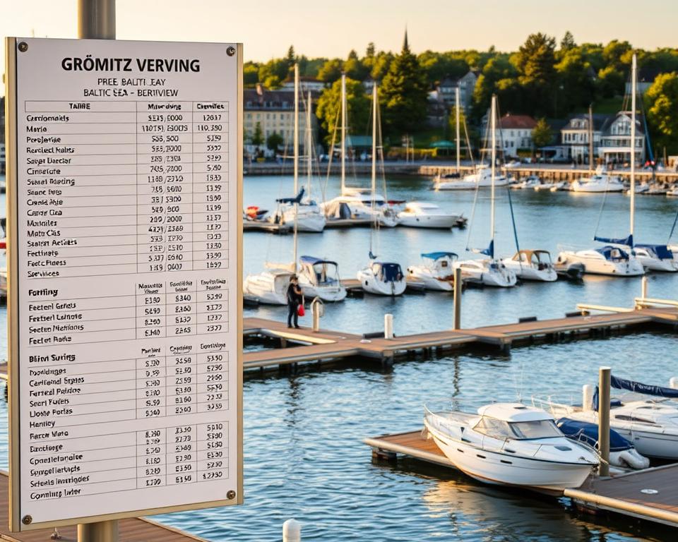 Marina Grömitz Preise Übersicht