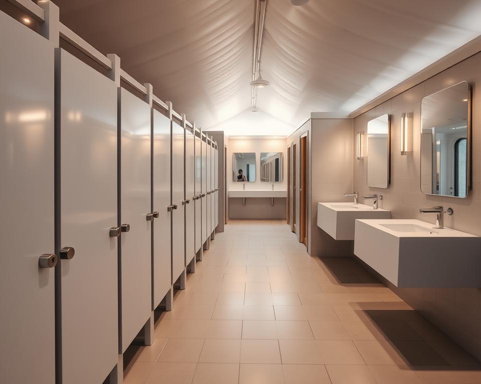 Moderne Campingplatz Sanitäranlagen