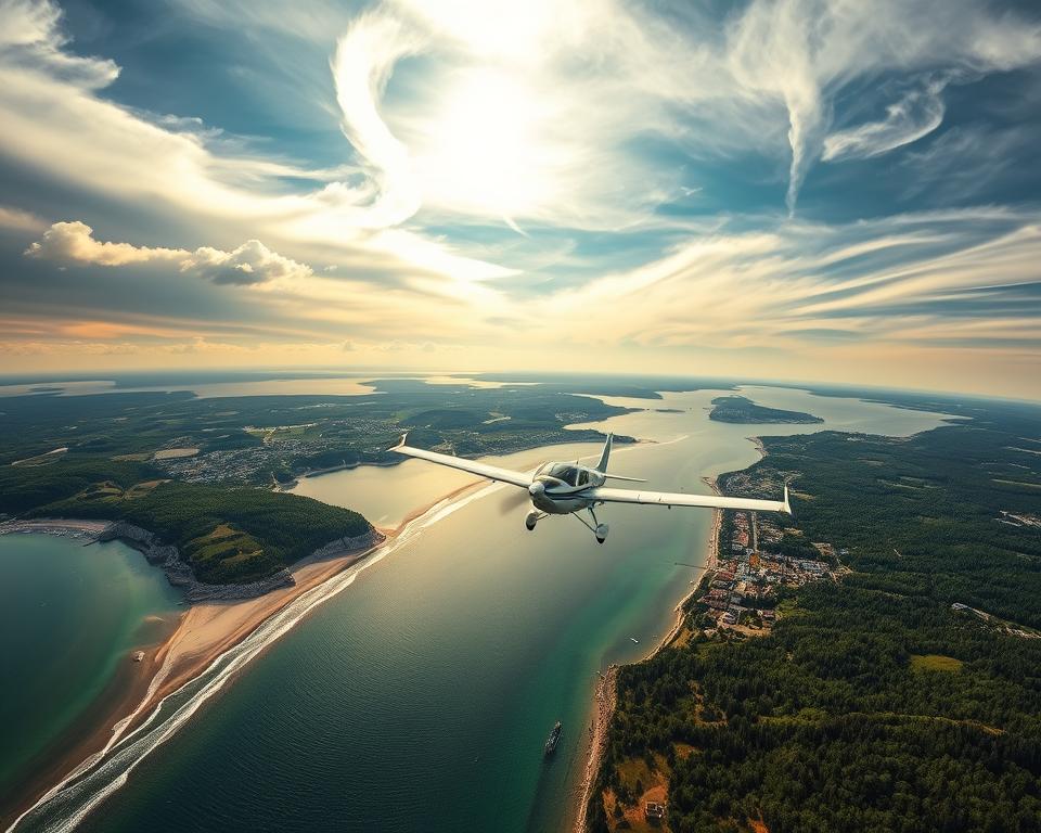 Ostsee Rundflug Jahreszeiten