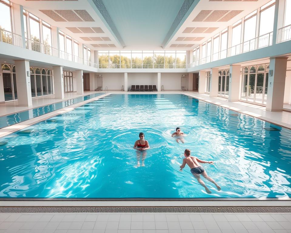Schwimmbecken im Plönbad