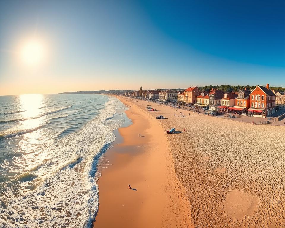 Strand Travemünde Panorama