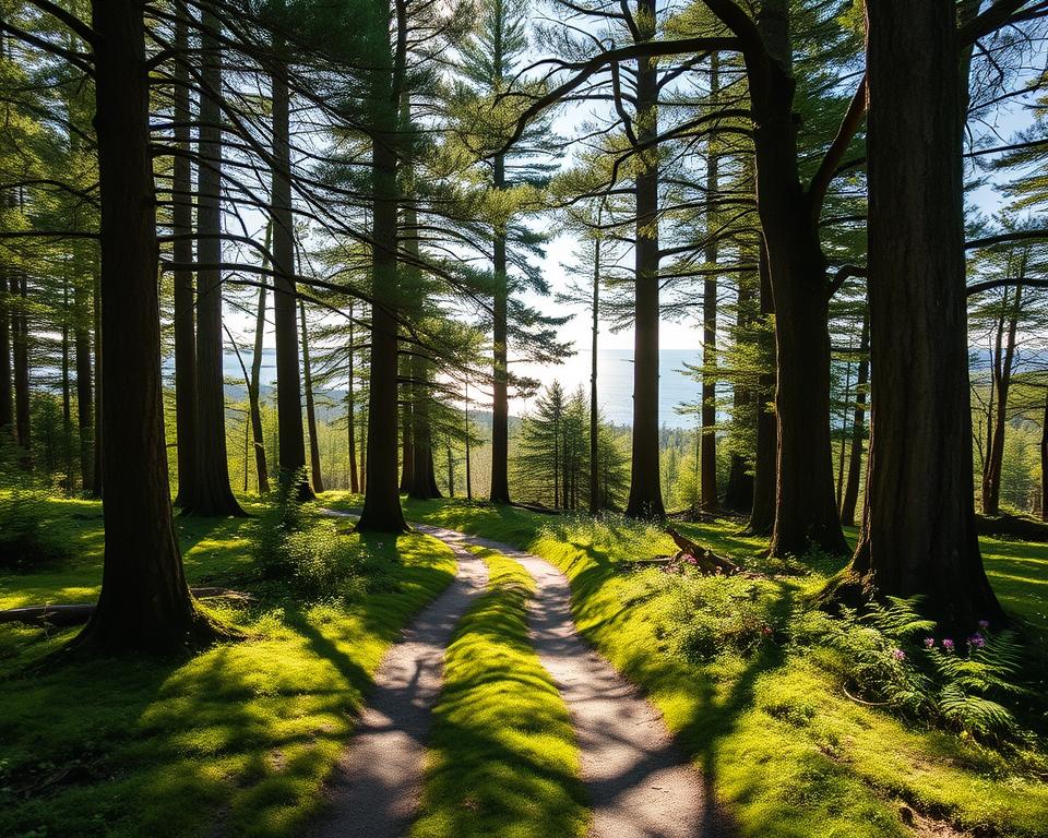 Wanderwege im Nationalpark Wolin Wanderwege im Nationalpark Wolin