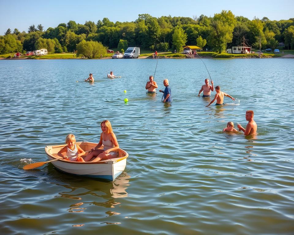 Wassersport am Campingplatz Blank Eck