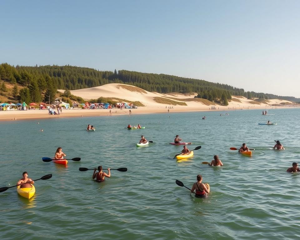 Wassersport an der Ostsee in Grube