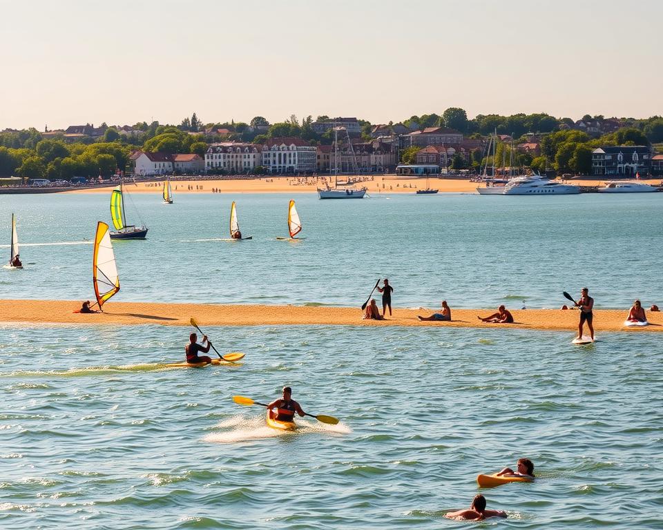 Wassersport an der Ostseeküste