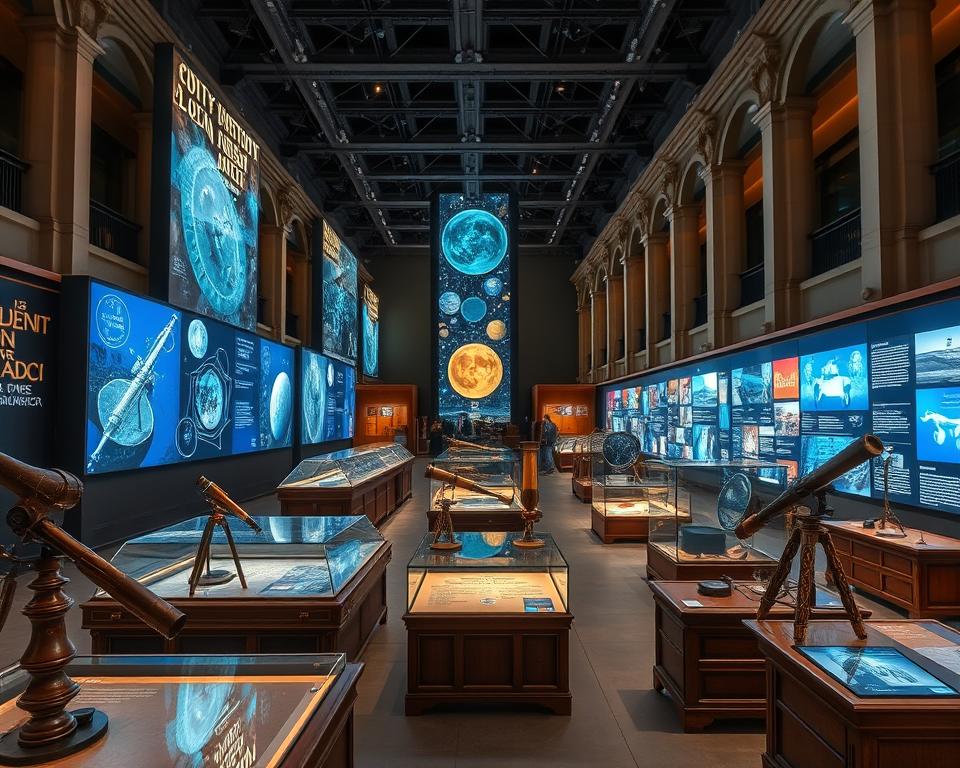 Wissenschaftliche Exponate im Galileo Museum Rügen