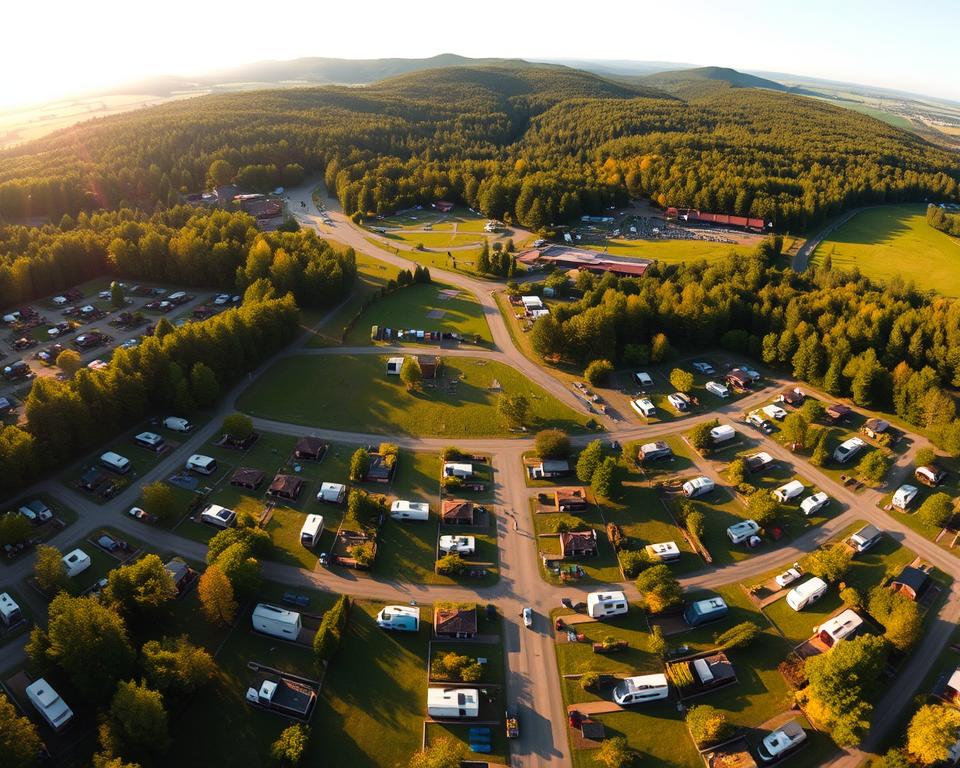 Wohnwagenplätze Grönwohld Übersicht