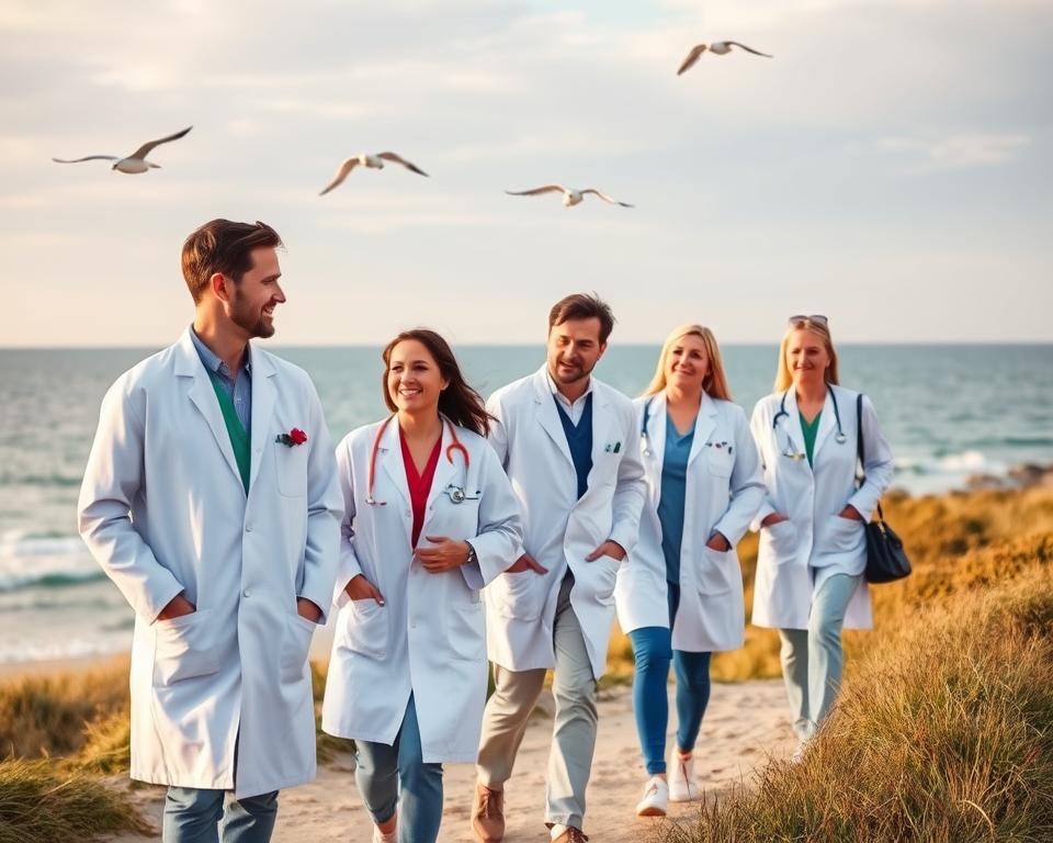 Atemwegsexperten Team an der Ostsee