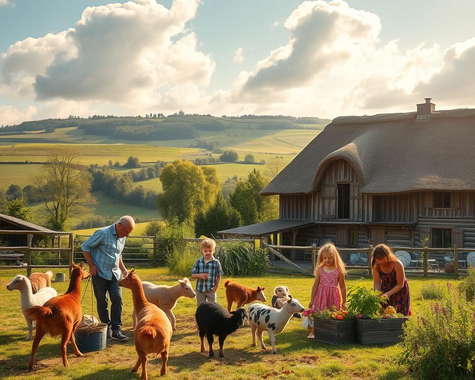 Bauernhof Familienaktivitäten Ostsee