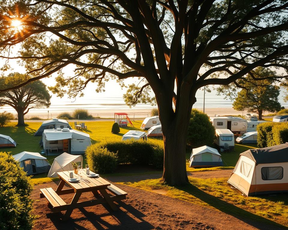 Campingplatz Ausstattung am Ostsee