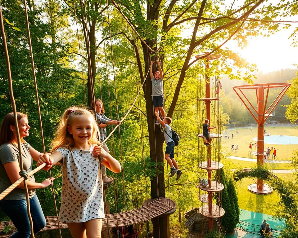 Familien im Kletterpark Boltenhagen Familien im Kletterpark Boltenhagen
