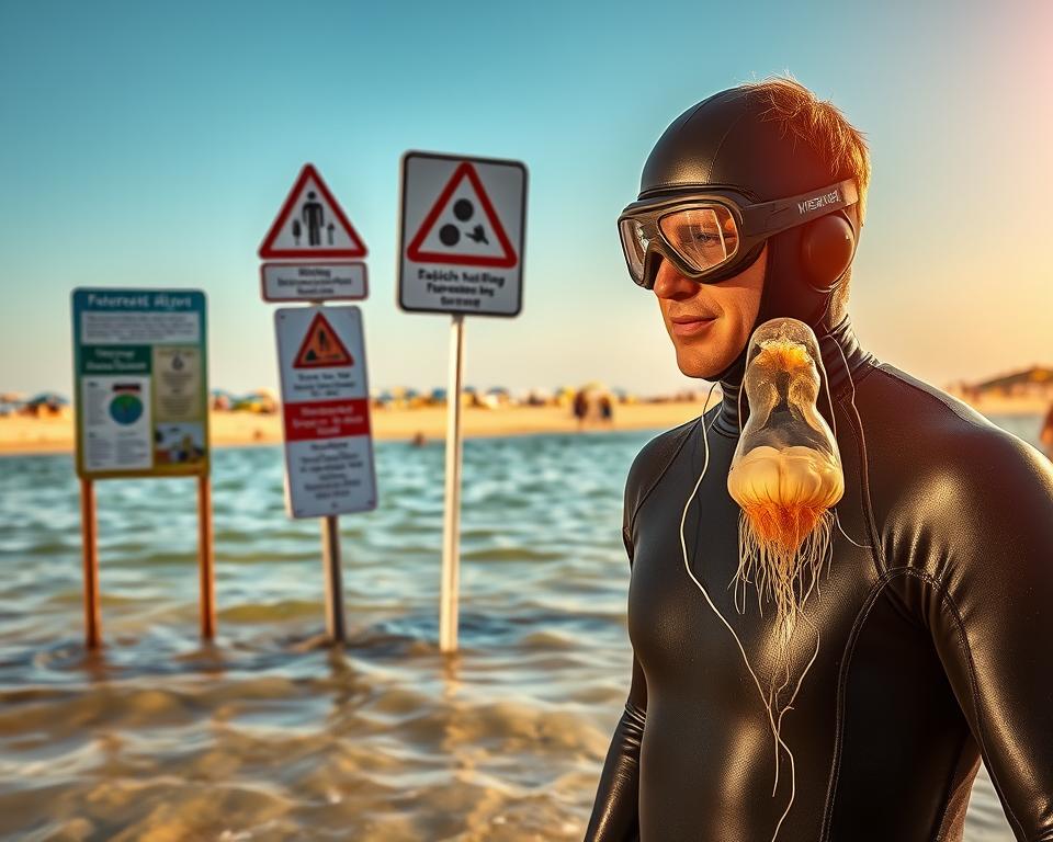 Feuerquallen Schutz an der Ostsee