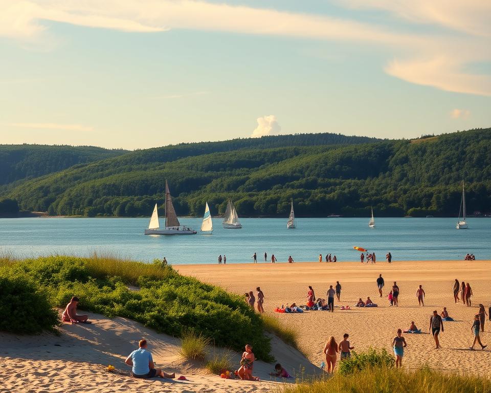 Freizeitaktivitäten an der Ostsee