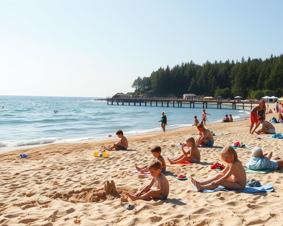 Kinderfreundliche Strände Polen