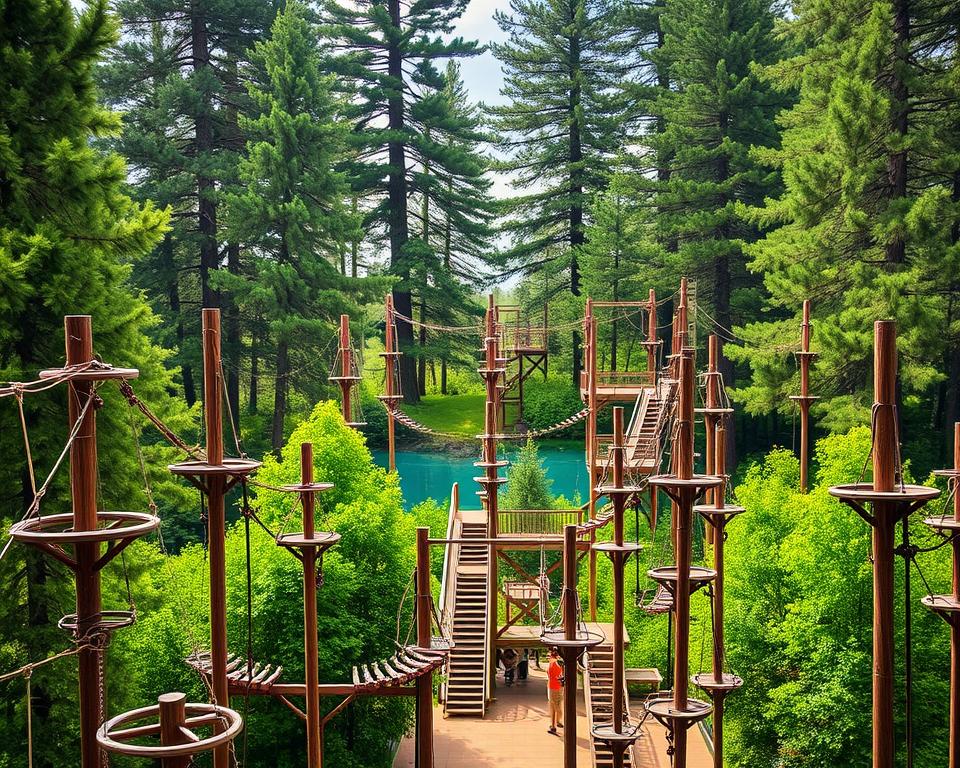 Kletterparcours Schwierigkeitsgrade