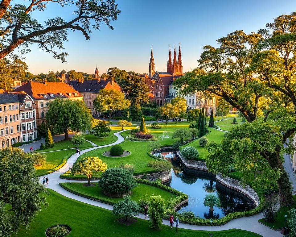 Lage Elisenpark Greifswald