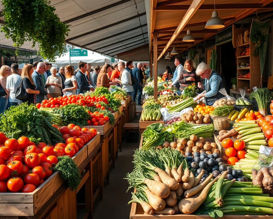 Lokale Erzeuger Hamburg Bauernmarkt