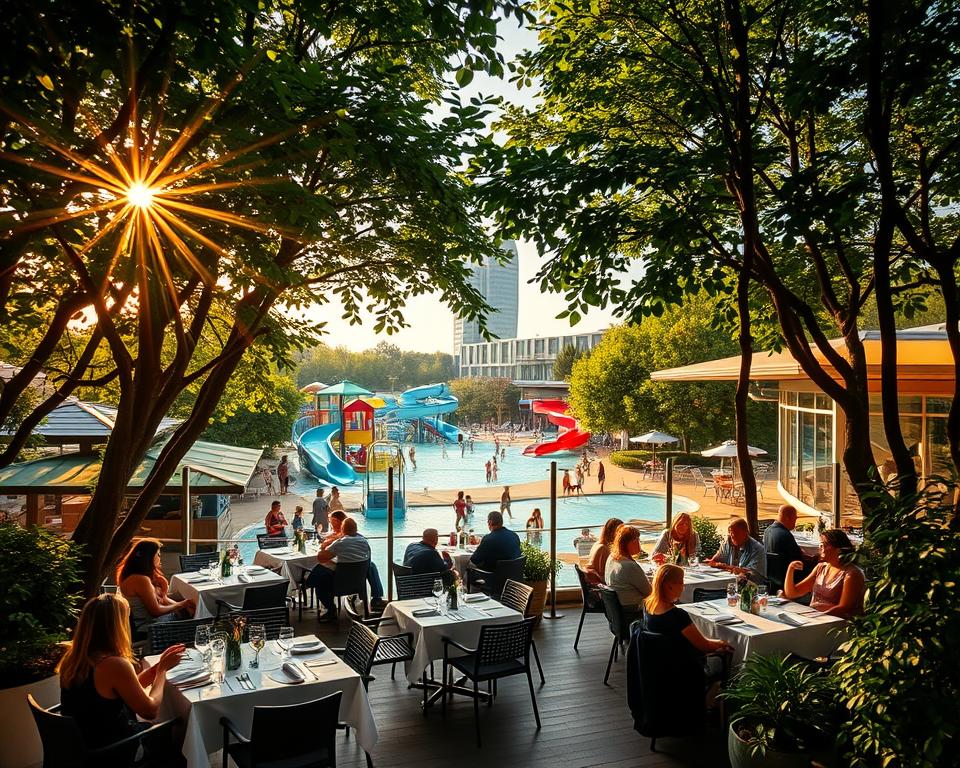 Restaurants Aquapark Stettin Verpflegung
