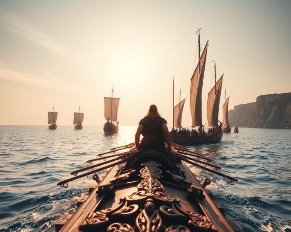 Wikinger Seefahrt in der Ostsee