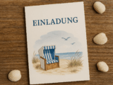 Einladungskarten im Ostsee-Look: Maritime Designs für jeden Anlass