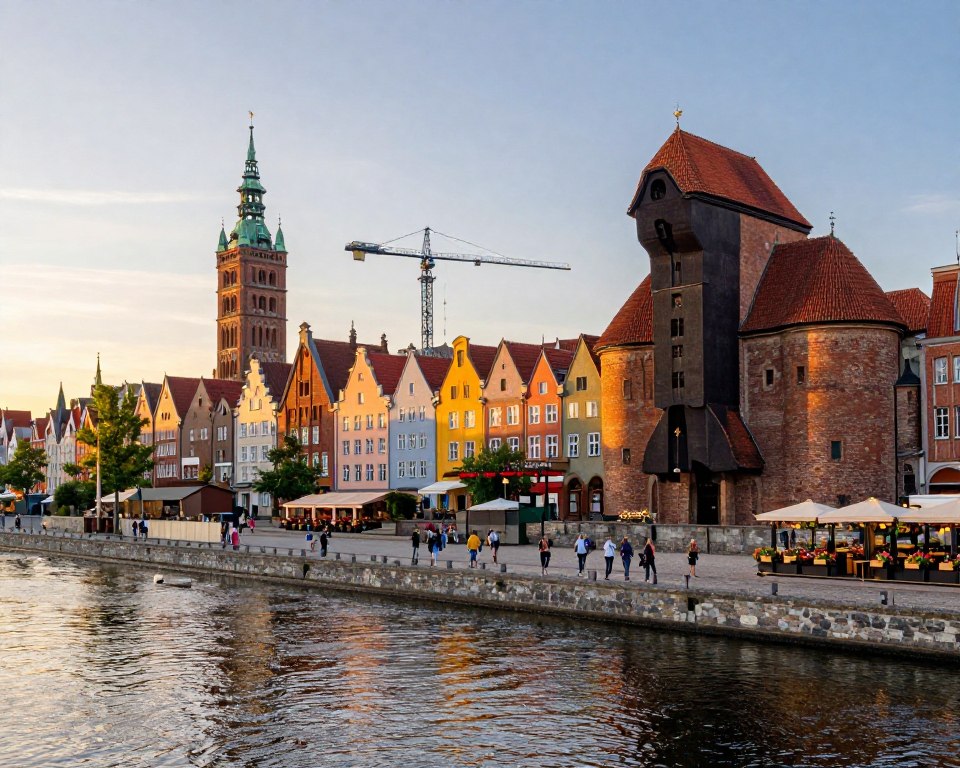 Gdańsk Altstadt Panorama Gdańsk Altstadt Panorama