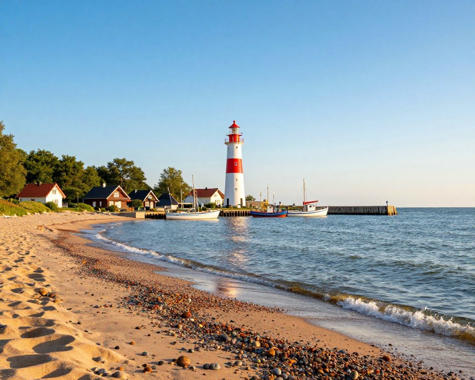 Ustka Leuchtturm an der Bernsteinküste Ustka Leuchtturm an der Bernsteinküste