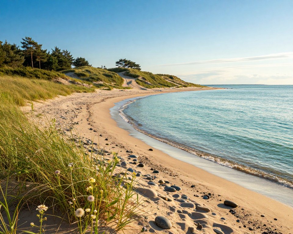 Versteckte Strände Darß Küstenlandschaft