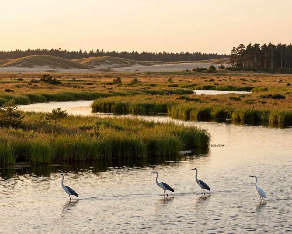 Vogelbeobachtung Ostsee Nationalpark Vorpommersche Boddenlandschaft