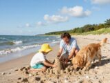 Urlaub mit Kind und Hund am Meer an der Ostsee