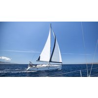 Rostock Regatta Segeln Rostock zur Hanse Sail in Plane rund 3 Stunden ein.